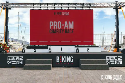 Il podio e la premiazione, BEKING Monaco 2021