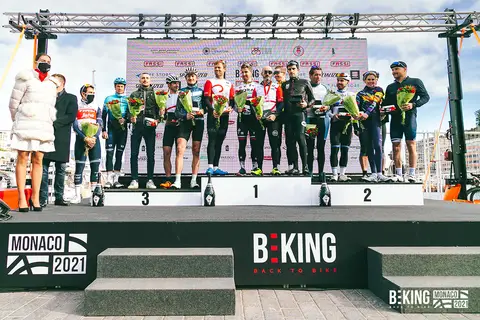 Il podio e la premiazione, BEKING Monaco 2021