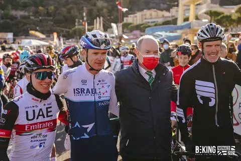 La partenza del criterium, BEKING Monaco 2021