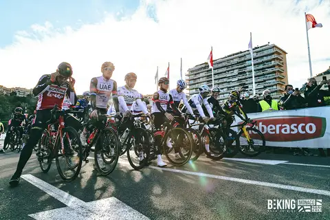 La partenza del criterium, BEKING Monaco 2021
