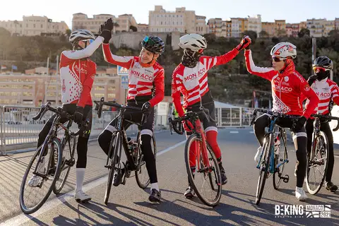 Il gruppo in gara, BEKING Monaco 2021