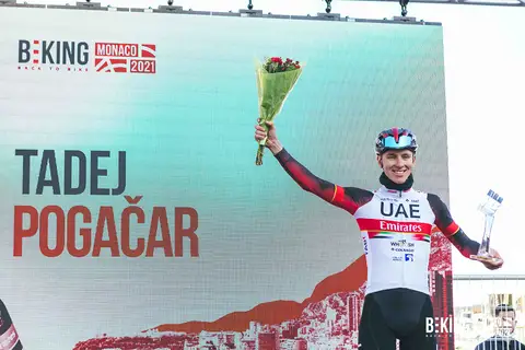 Il podio e la premiazione, BEKING Monaco 2021