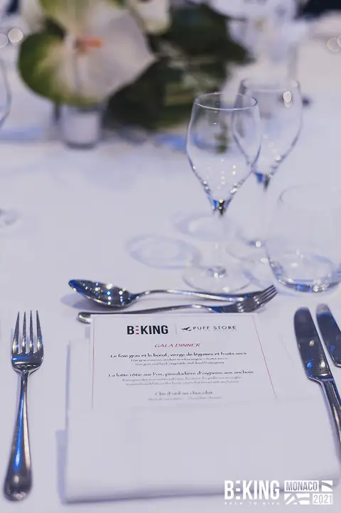 La cena di gala, BEKING Monaco 2021