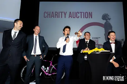 L'asta durante la cena di gala, BEKING Monaco 2021