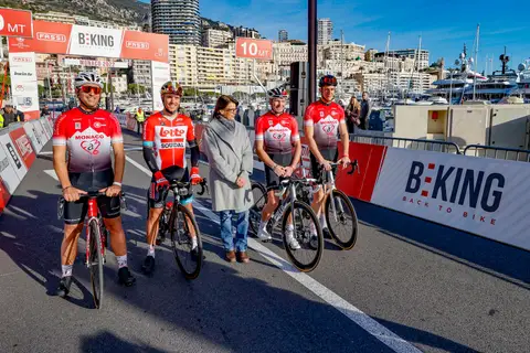 La partenza del criterium, BEKING Monaco 2022