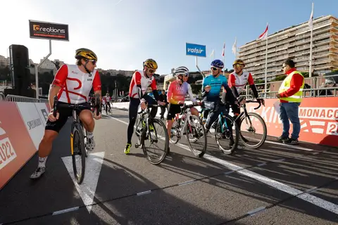 La partenza del criterium, BEKING Monaco 2022