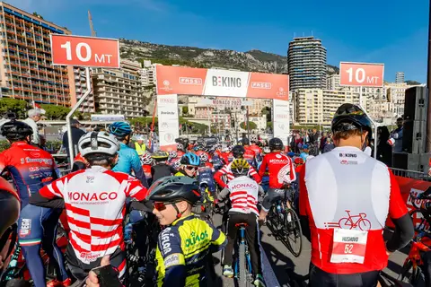La partenza del criterium, BEKING Monaco 2022