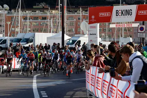 La partenza del criterium, BEKING Monaco 2022