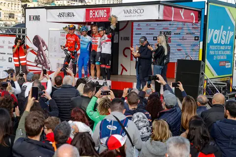 Il podio e la premiazione, BEKING Monaco 2022