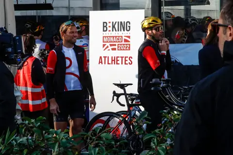 La partenza del criterium, BEKING Monaco 2022