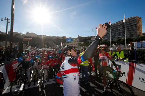 La partenza del criterium, BEKING Monaco 2022