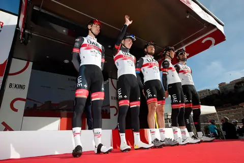 La partenza del criterium, BEKING Monaco 2022