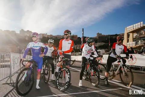 La partenza del criterium, BEKING Monaco 2023