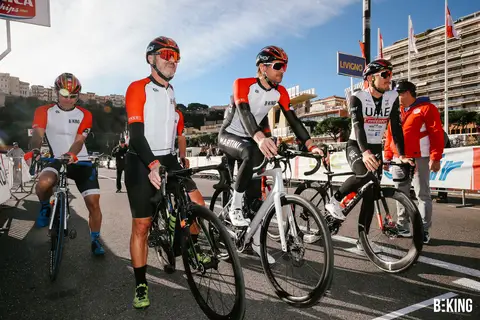 La partenza del criterium, BEKING Monaco 2023