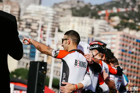 La partenza del criterium, BEKING Monaco 2023