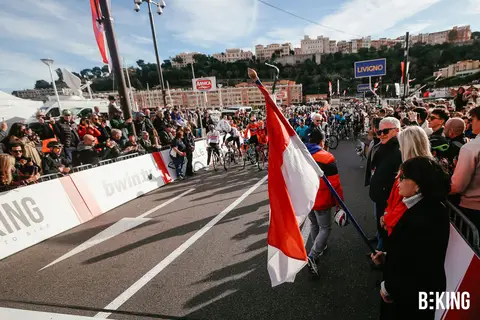 La partenza del criterium, BEKING Monaco 2023