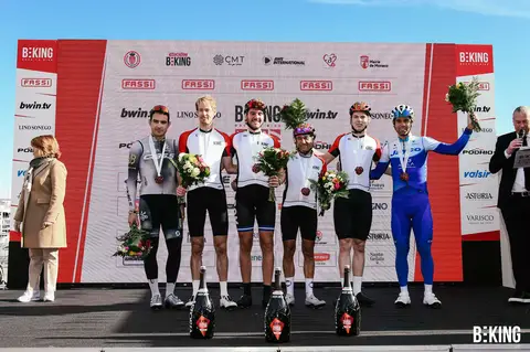 Il podio e la premiazione, BEKING Monaco 2023