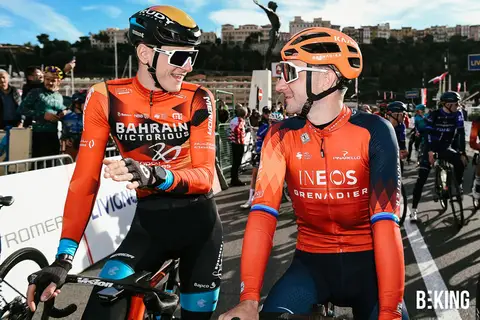 La partenza del criterium, BEKING Monaco 2023
