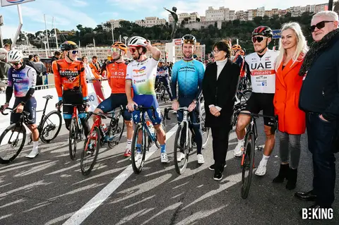 La partenza del criterium, BEKING Monaco 2023