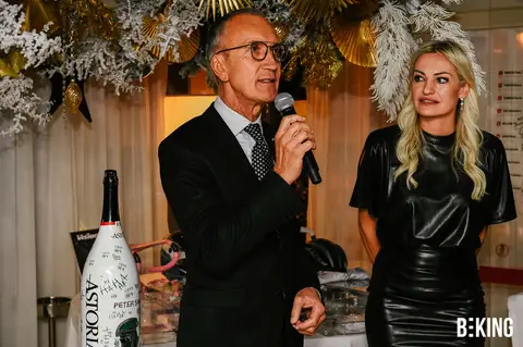 L'asta durante la serata Rider's Party, BEKING Monaco 2023