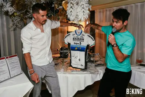 L'asta durante la serata Rider's Party, BEKING Monaco 2023