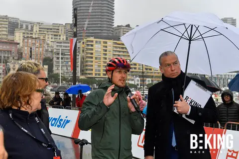 La partenza del criterium, BEKING Monaco 2024