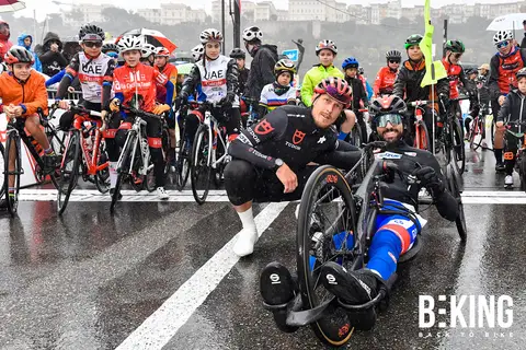 La partenza del criterium, BEKING Monaco 2024